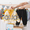 Boys spring and autumn suit long sleeve cardigan set of three